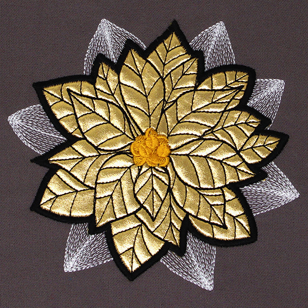 Gilded Poinsettia (Applique)