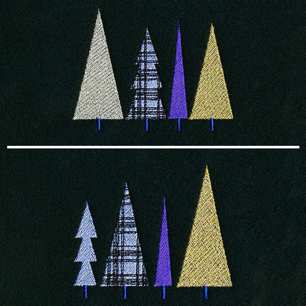 Festive Forest Border (Split)