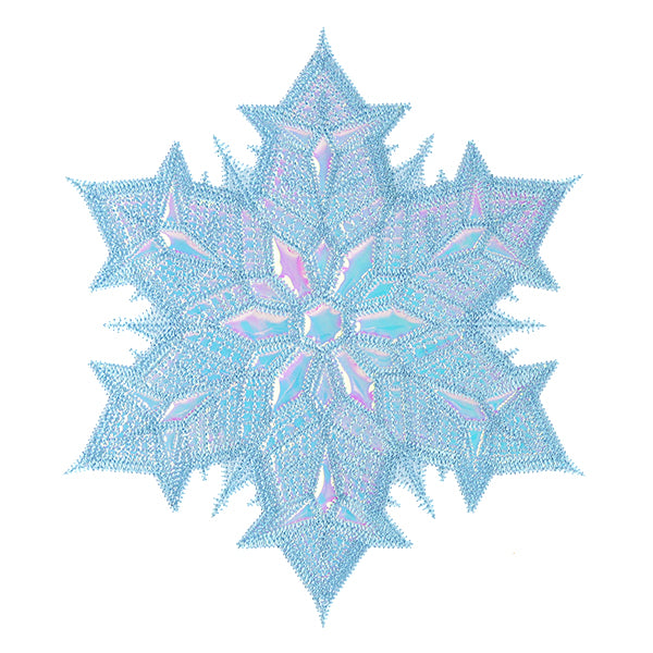 Twinkling Snowflake (Applique) (Mylar)