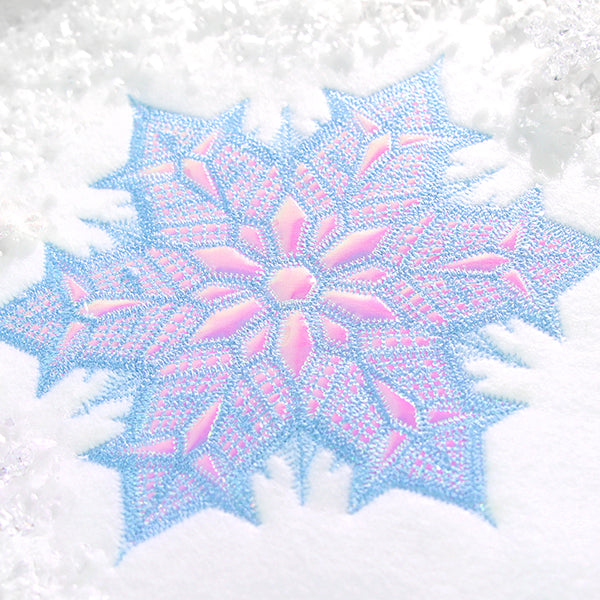 Twinkling Snowflake (Applique) (Mylar)