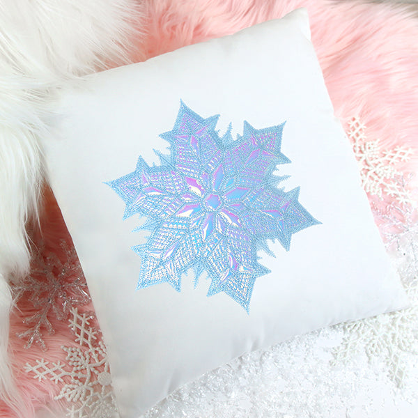 Twinkling Snowflake (Applique) (Mylar)