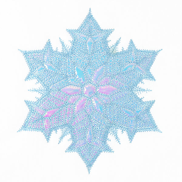 Twinkling Snowflake (Applique) (Mylar)