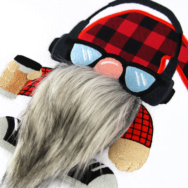 Fluffy Hipster Gnome (Applique)