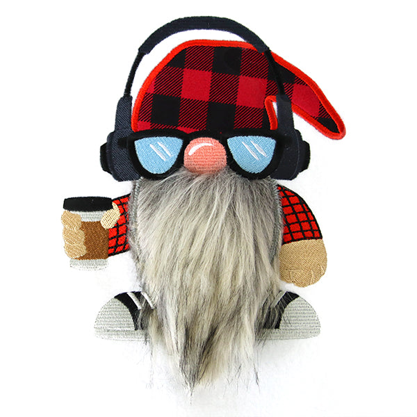 Fluffy Hipster Gnome (Applique)