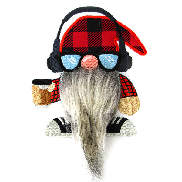 Fluffy Hipster Gnome (Applique)