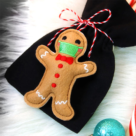 Safety First Gingerbread Ornament (In-the-Hoop)