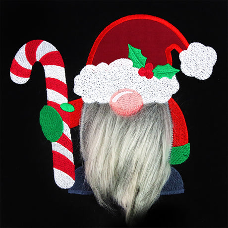 Fluffy Santa Gnome (Applique)