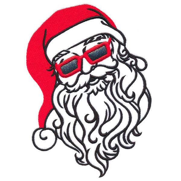 Too-Cool Santa (Applique)