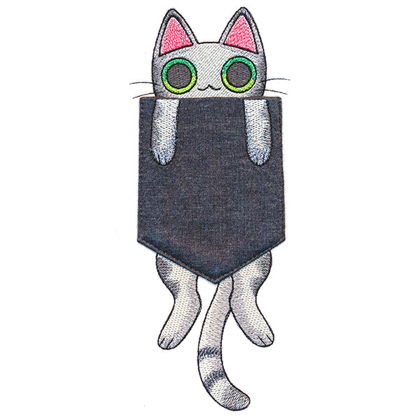 Hanging Out Kitty Pocket