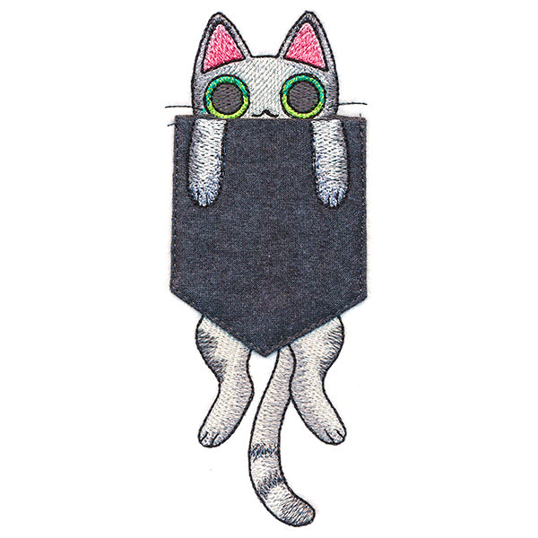 Hanging Out Kitty Pocket