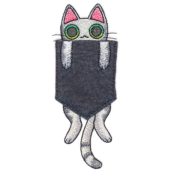 Hanging Out Kitty Pocket