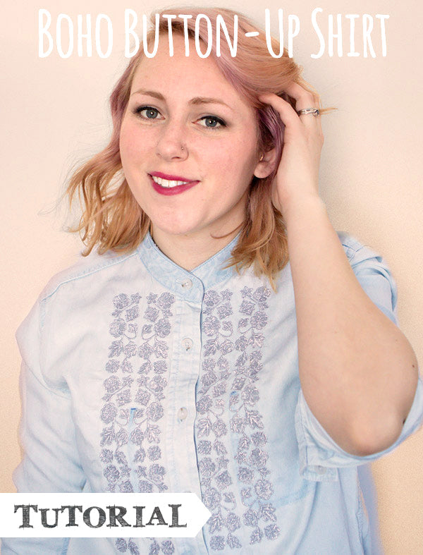 Boho Button-Up Shirt