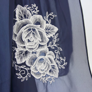 Embroidery on Sheer Fabric