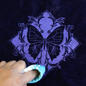 Embroidery on Velvet