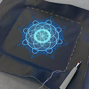 Embroidery on Faux Leather