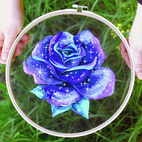 How to Embroider Nylon Screen