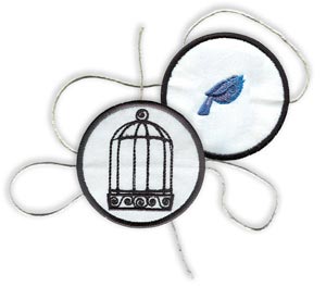 Embroidered Thaumatrope