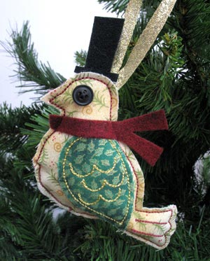 Felt-Accented Ornament (In-the-Hoop)