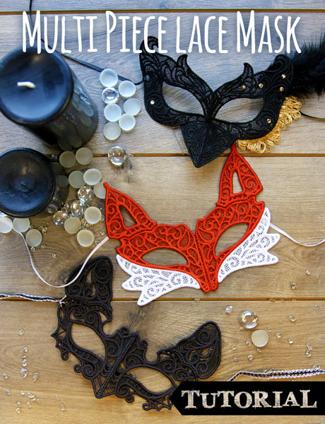 Multi-Piece Lace Mask