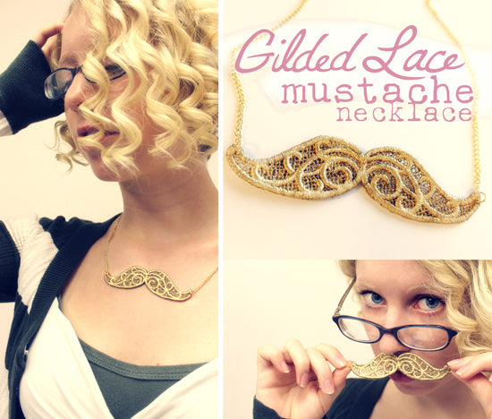 Gilded Lace Necklace