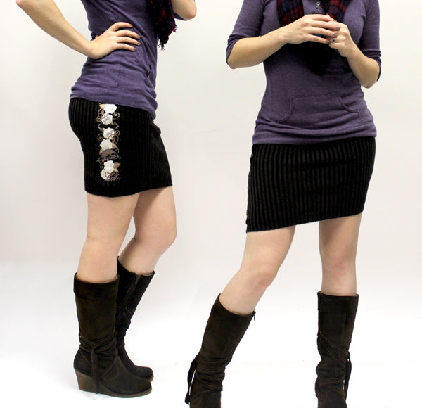 Upcycled Sweater Skirt