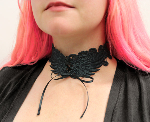 Lace-Up Choker