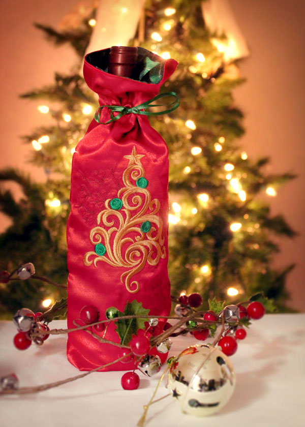 Drawstring Wine Bag