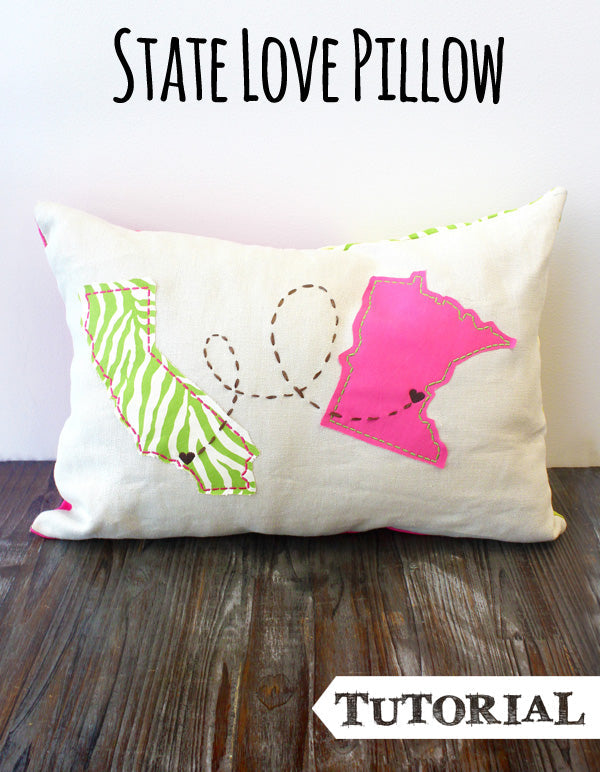 State Love Pillow