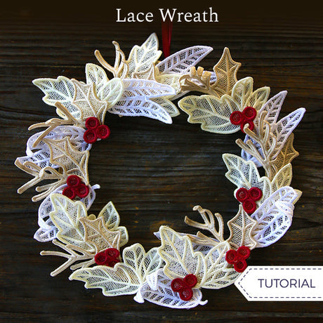 Lace Wreath Tutorial