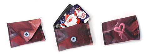 Upcycled Tie Card Holder
