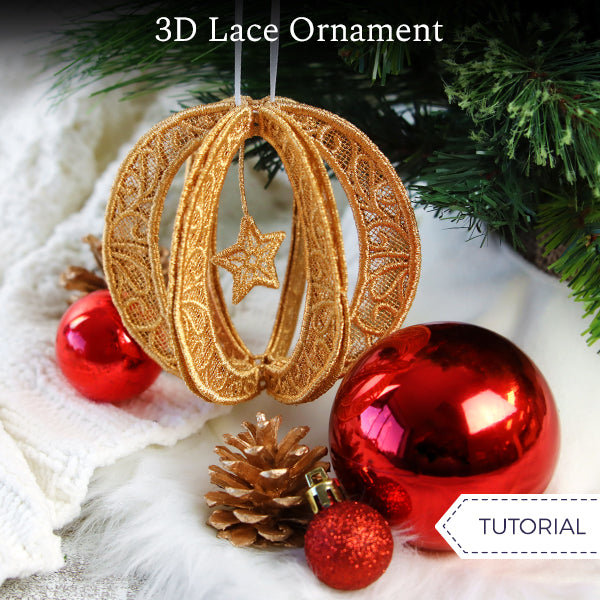 3D Lace Ornament