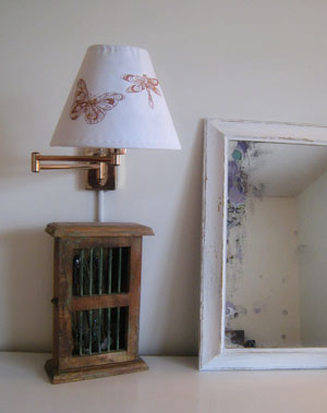 Embroidered Lampshade
