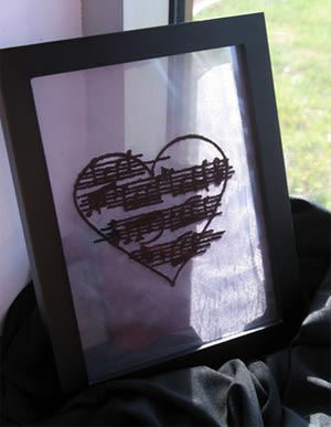Framed Floating Embroidery