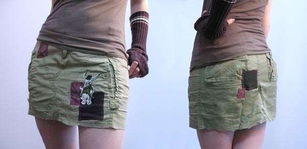 Upcycled Patchwork Skirt