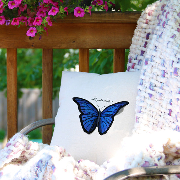 Winged Curiosities - Blue Morpho (3D Applique)
