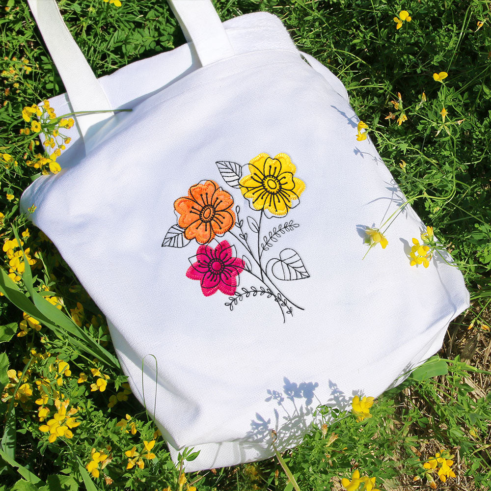 Wildflower Bouquet (Applique)