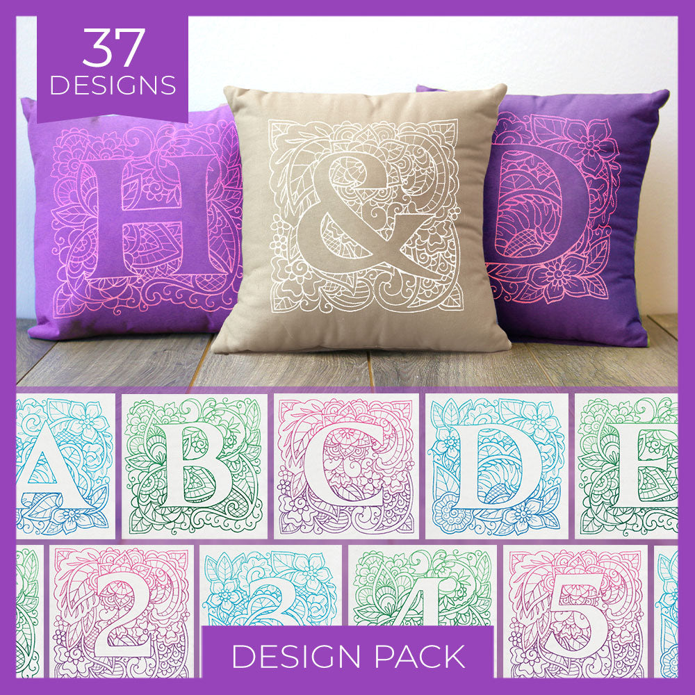 Mendhika Alphabet (Design Pack)