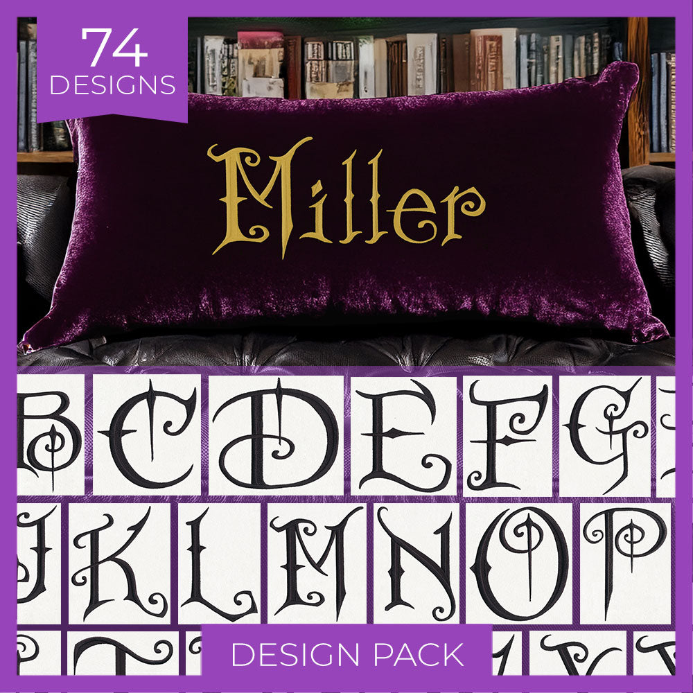 Fantasy Alphabet (Design Pack) – Urban Threads, image size:1000x1000