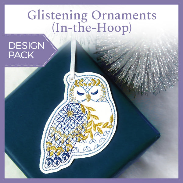 Glistening Ornaments (In-the-Hoop) (Design Pack)
