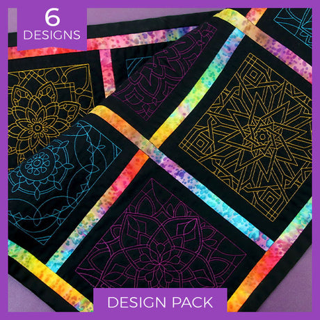 Mesmerizing Mandala Quilting (Design Pack)