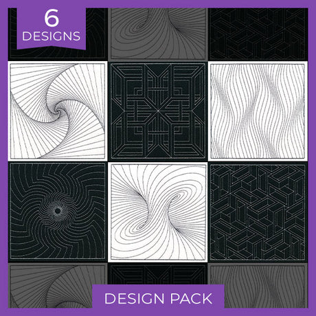 A Optical Illusion Quilting (Design Pack)