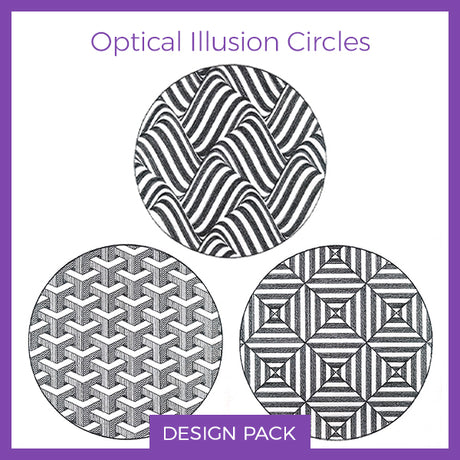 A Optical Illusion Circle Design Pack