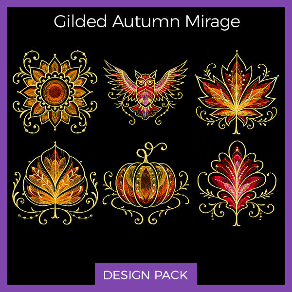 A Gilded Autumn Mirage Design Pack