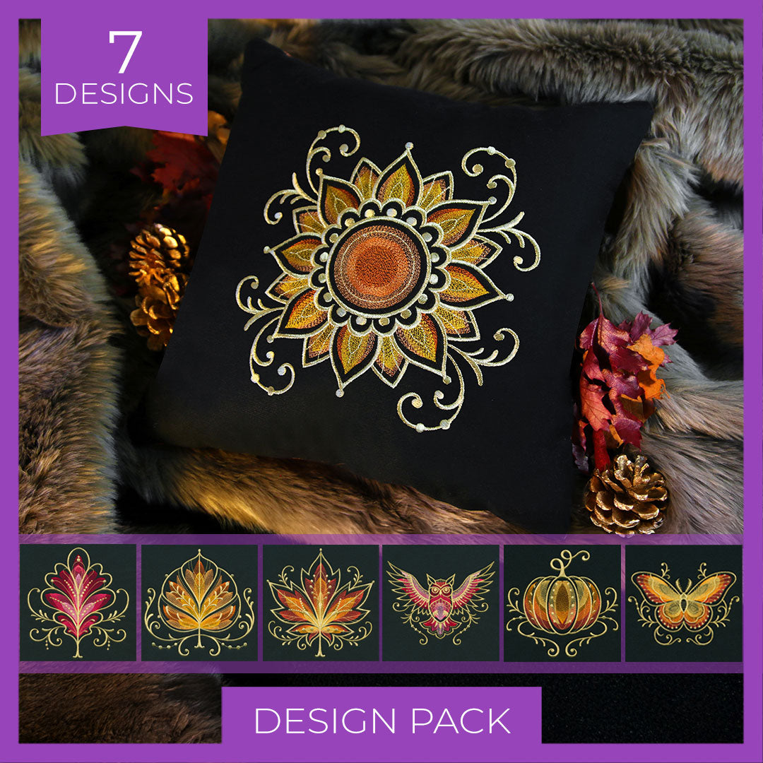 A Gilded Autumn Mirage Design Pack