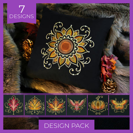 A Gilded Autumn Mirage Design Pack