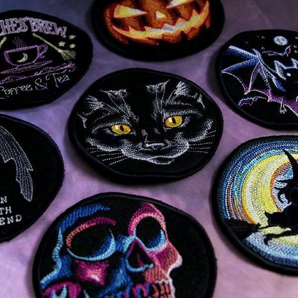 A Halloween Coasters (In-the-Hoop) Design Pack