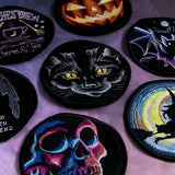 A Halloween Coasters (In-the-Hoop) Design Pack