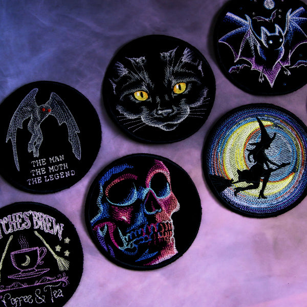 A Halloween Coasters (In-the-Hoop) Design Pack