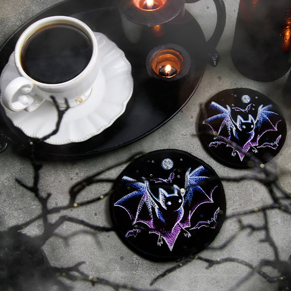 A Halloween Coasters (In-the-Hoop) Design Pack