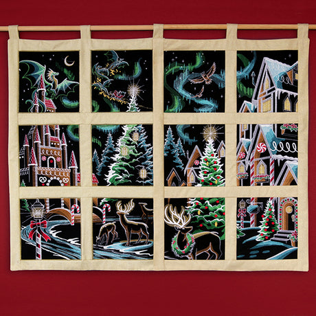 A Reindeer & Gingerbread Christmas Scene II Design Pack